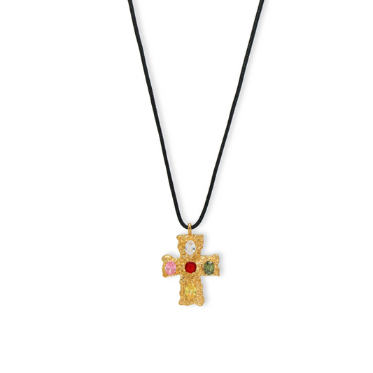 The Eve Stone Cross Necklace