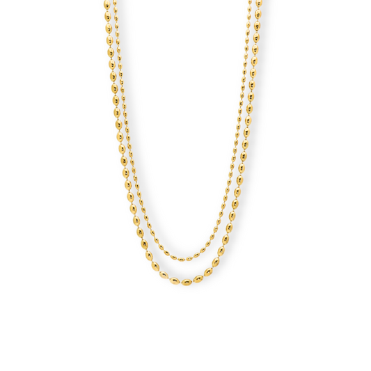 The Harmony Double Chain Necklace